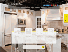 Tablet Screenshot of cuisineroyal.ca